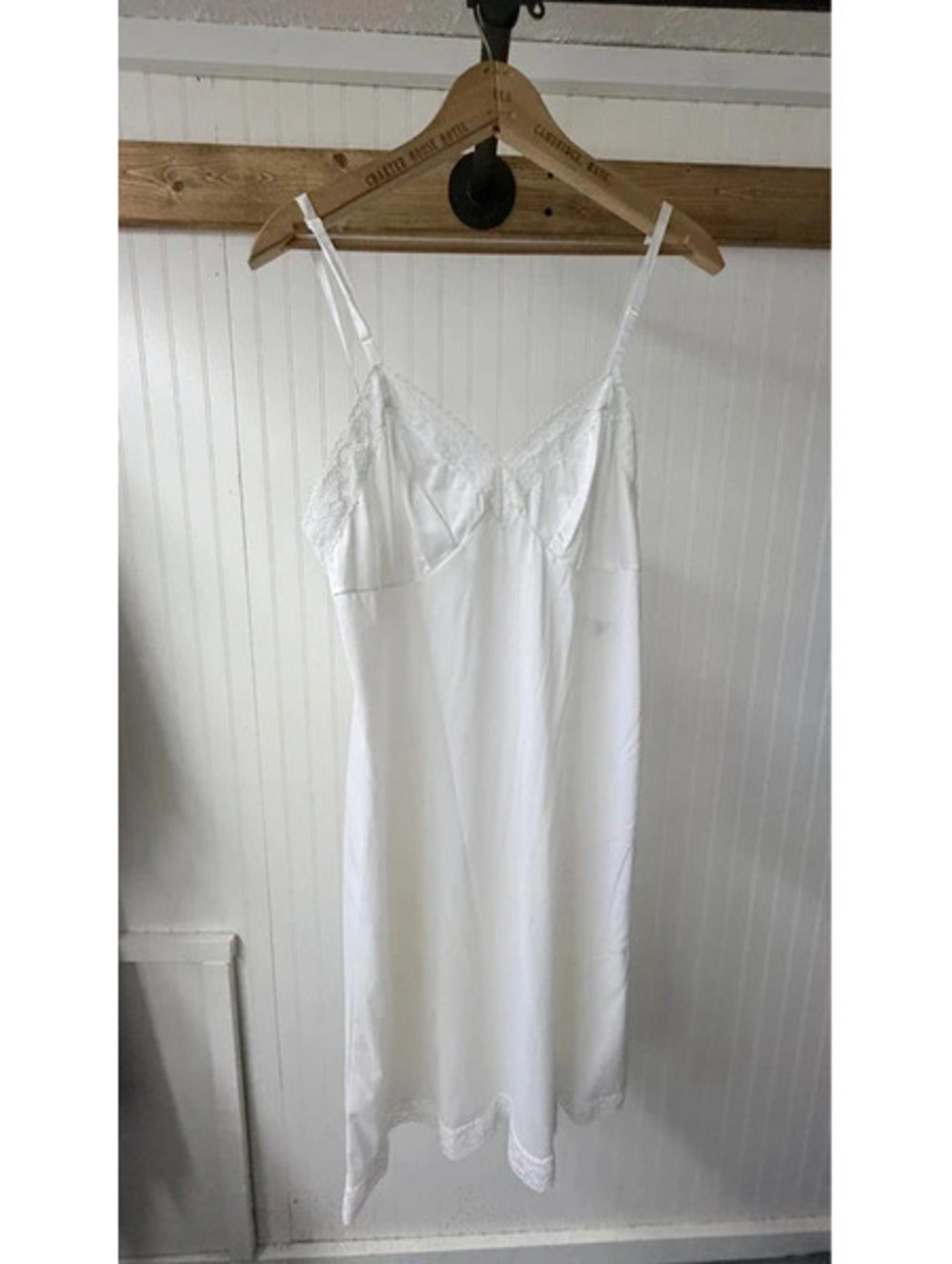 vintage vanity fair made in USA lingerie, slip, lace, Victorian small medium